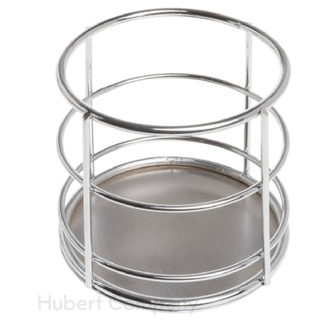 Hubert 21711 - Flatware Holder, 4-1/16" Dia. X 3-3/4"H, Chrome-plated Steel