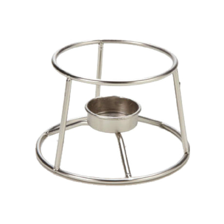 American Metalcraft CIFDR Mini Fondue Pot Stand 5" Dia. X 3-1/4"H Stainless Steel (tea Lights Not Included)