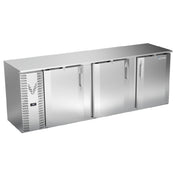 Victory VBBN94HC-F-S - Back Bar Refrigerator, Food Rated, Three-section