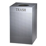 Rubbermaid FGSC18EPLSM - Silhouette Indoor Receptacle, 20 Gallon, 19" X 19" X 32"H