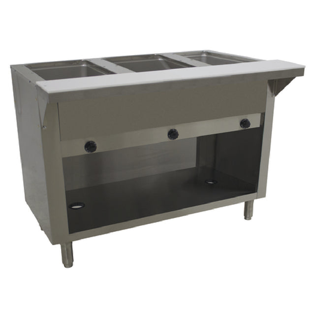 Advance Tabco HF-3G-LP-BS Hot Food Table LP Gas 47-1/8"W X 30-5/8"D X 34-3/8"H