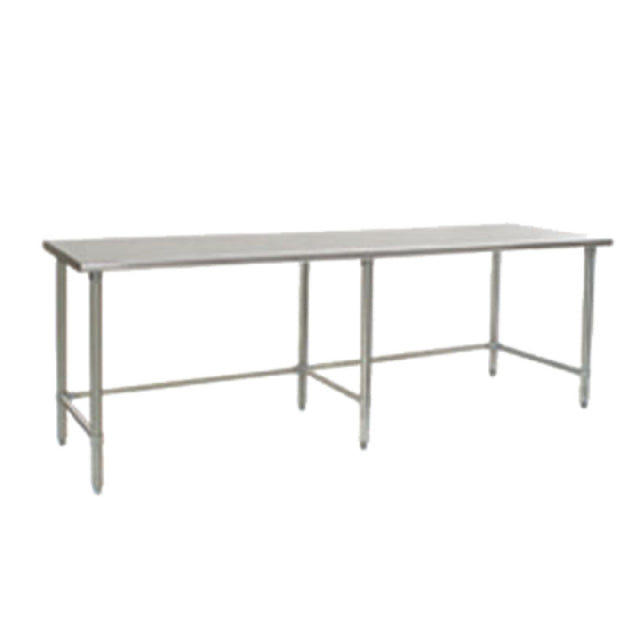 Eagle T3672STEB Deluxe Series Work Table 72"W X 36"D 16/300 Series Stainless Steel Top