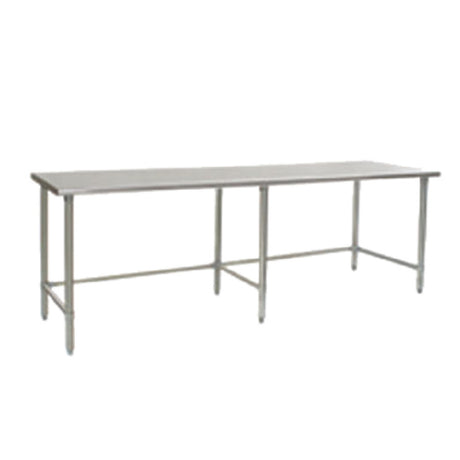 Eagle T24120STB Budget Series Work Table 120"W X 24"D 430 Stainless Steel Top