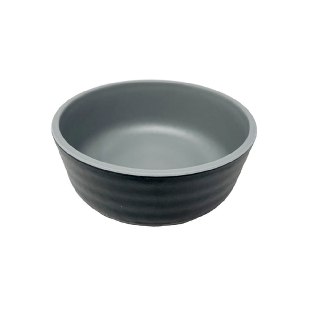 GET Enterprises RB-15-GRM/BKM Roca Soup/Salad Bowl 15 Oz. (20 Oz. Rim Full) Melamine