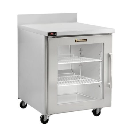 Traulsen CLUC-27R-GD-WTL - Dealer's Choice CLUC Series Compact Undercounter Refrigerator With Work Top