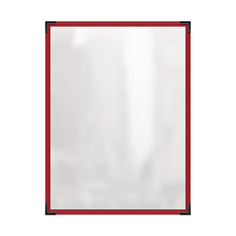 Risch TES 8.5X11 Deluxe Clear Sewn Menu Cover 8-1/2" X 11" Single