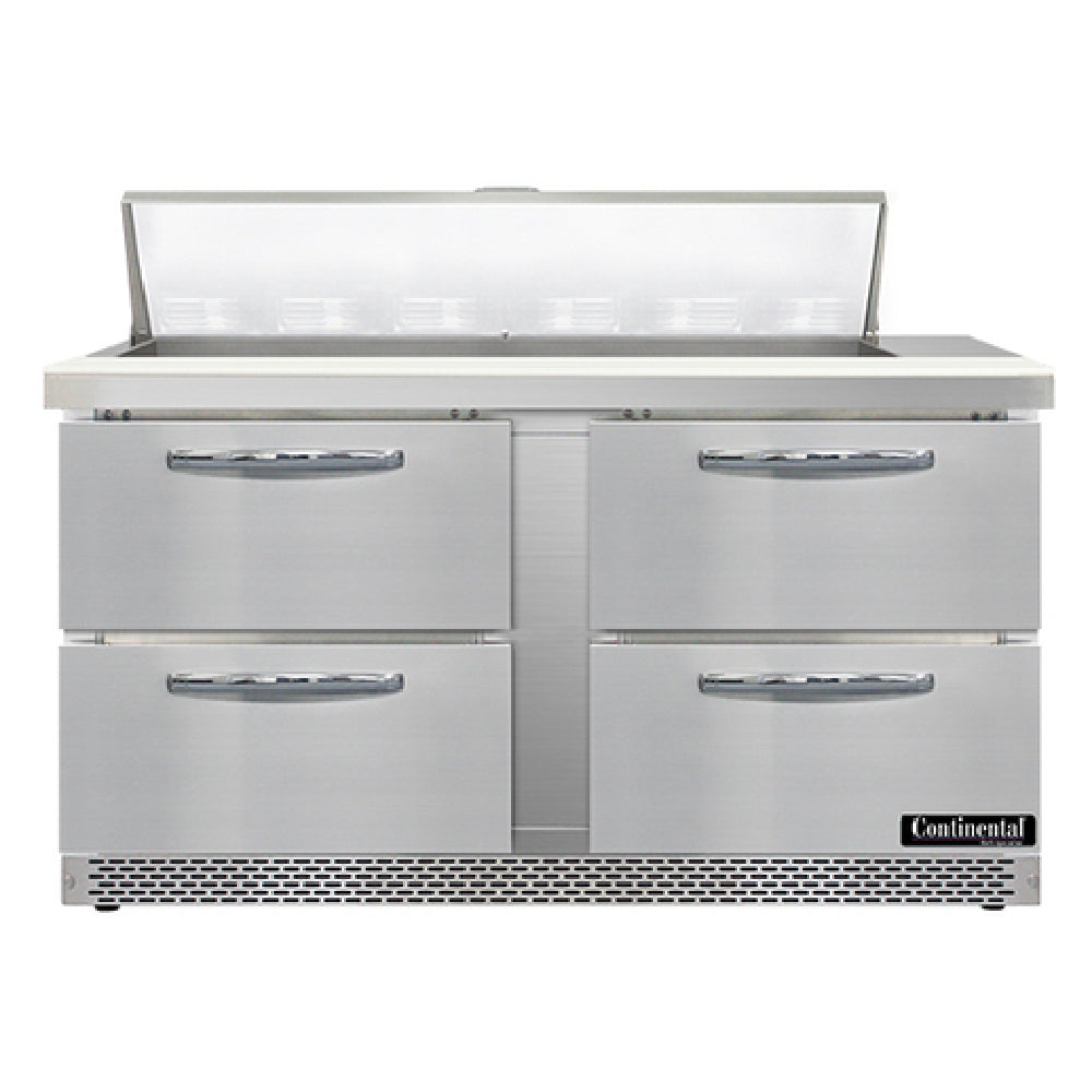 Continental Refrigerator SW60N12-FB-D Sandwich Unit Front Breather 60"W