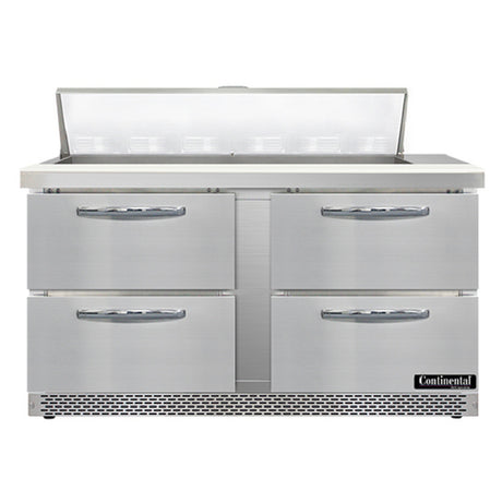 Continental Refrigerator SW60N12-FB-D Sandwich Unit Front Breather 60"W