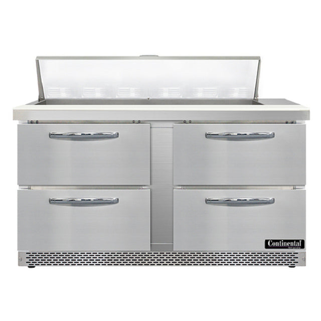 Continental Refrigerator SW60N12-FB-D Sandwich Unit Front Breather 60"W