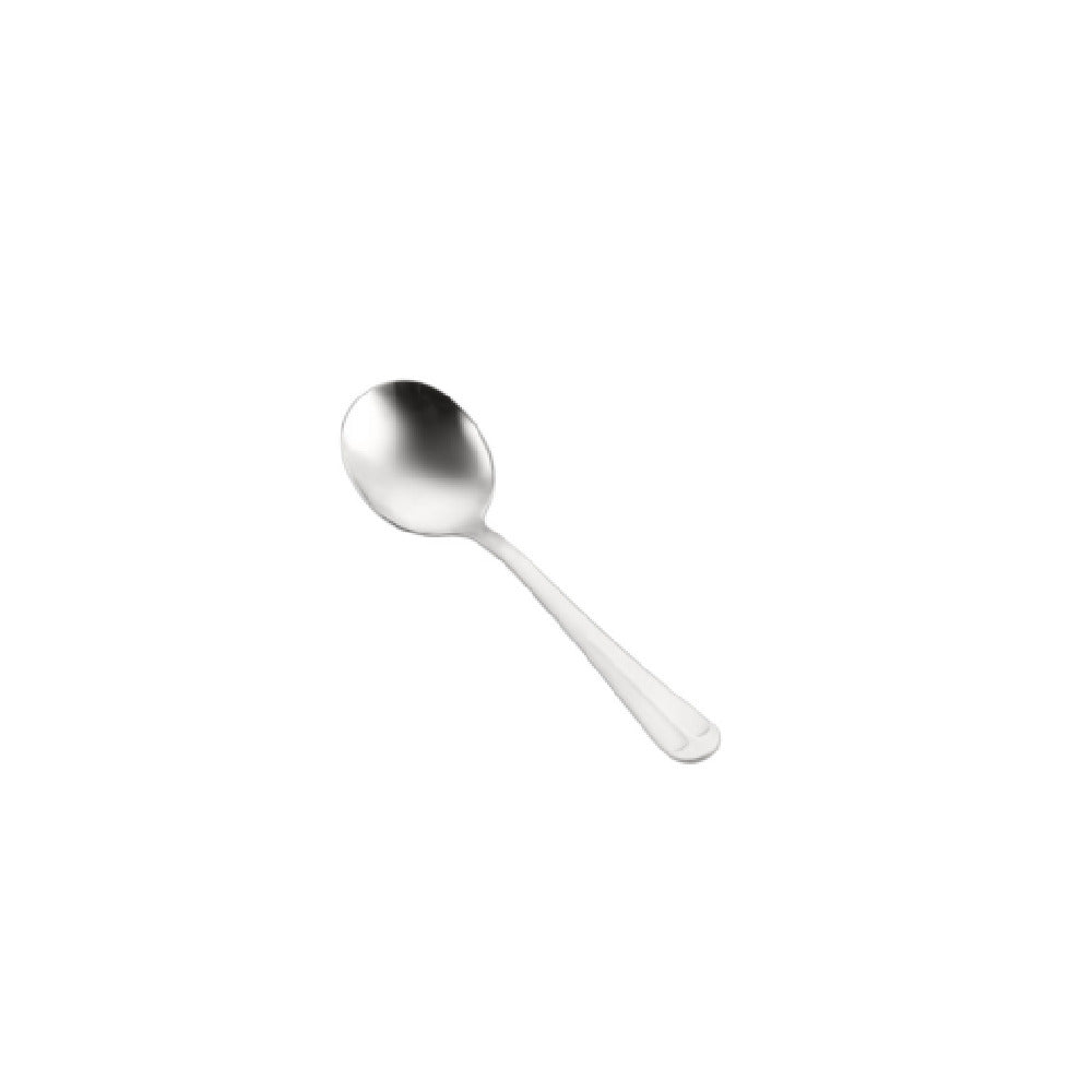 CAC China 3011-04 Jasmine Bouillon Spoon 6"L Heavy Weight