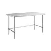 Sapphire Manufacturing SMTEO-3660S Worktable 60"W X 36"D X 35"H 18/430 Stainless Steel