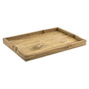 FOH RRT005NAW21 Rustic Wood™ Tray 13" X 19" X 1-1/2" Rectangular