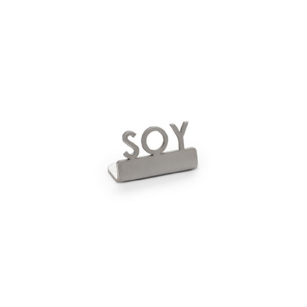 American Metalcraft MSSS1 - Sign, 0.6"W X 1.25"D X 0.7"H, Stainless Steel
