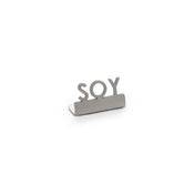 American Metalcraft MSSS1 - Sign, 0.6"W X 1.25"D X 0.7"H, Stainless Steel