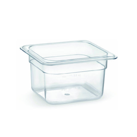 Hubert 85339 - Hubert® Cold Food Pan, 6-15/16"L X 6-3/8"W X 4"D, Sixth-size