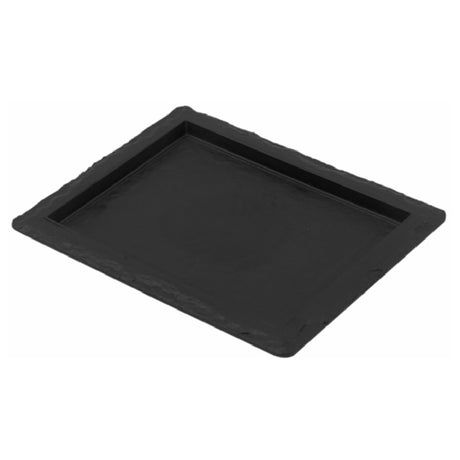 Bauscher Hepp SL1/2 - Slate Look Collection Serving Platter, GN 1/2 Size, 12-3/4"L X 10-1/2"W X 1/2"H