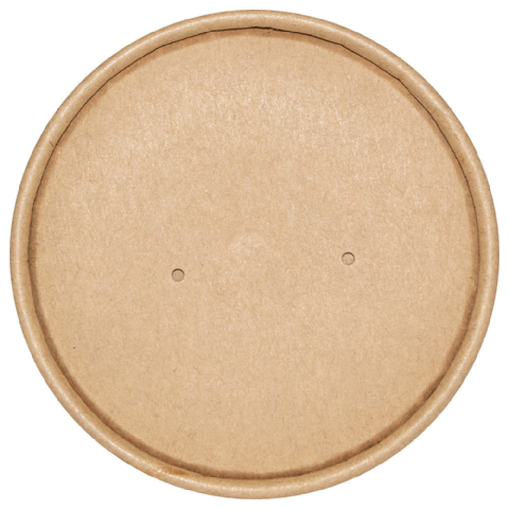 International Tableware TG-LID-812 Lid Kraft Paper Vented