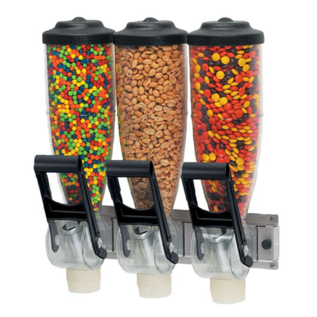 Server Products 86660 DPD DRY FOOD & CANDY DISPENSER TRIPLE 2 LITER