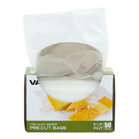 Alfa 948200 VacMaster® Vacuum Sealer Pre-Cut Bags Pint Size 6" X 10"