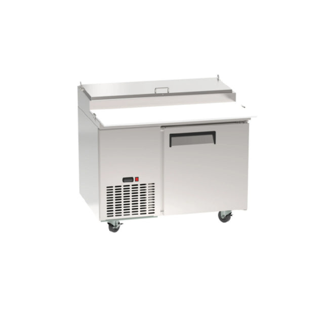 Hubert 176051 - Kratos 67K-042 68" Refrigerated Pizza Prep Table, 2-door, Holds 33°F To 40°F Temperature