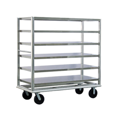 New Age Industrial 98183 Queen Mary Banquet Cart With Push Handle 65-1/2"W X 29"D X 66-3/4"H