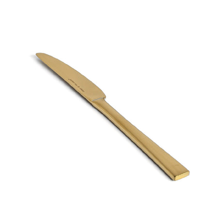 FOH FDK006GOS23 Parker Dinner Knife 9-1/4" Matte Brass