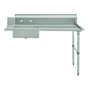 Hubert 80214 - Kratos Soiled/Dirty Dishtable, 60"W X 30"D X 44-3/4"H, (1) Compartment (1)