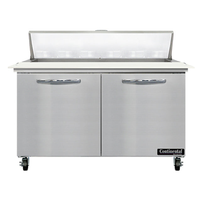 Continental Refrigerator SW48N12C Sandwich Unit 48"W 13.4 Cu Ft Capacity
