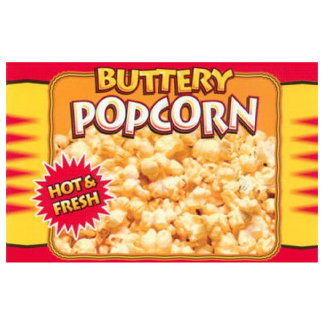 APW Wyott 21765900 Decal Hot Buttery Popcorn