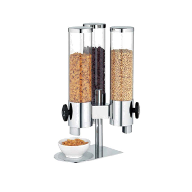 Bauscher Hepp 57.0122.6040 - Cereal Dispenser, Triple Dispensers, 369-3/5 Oz. (123.2 Oz. Each Dispenser)