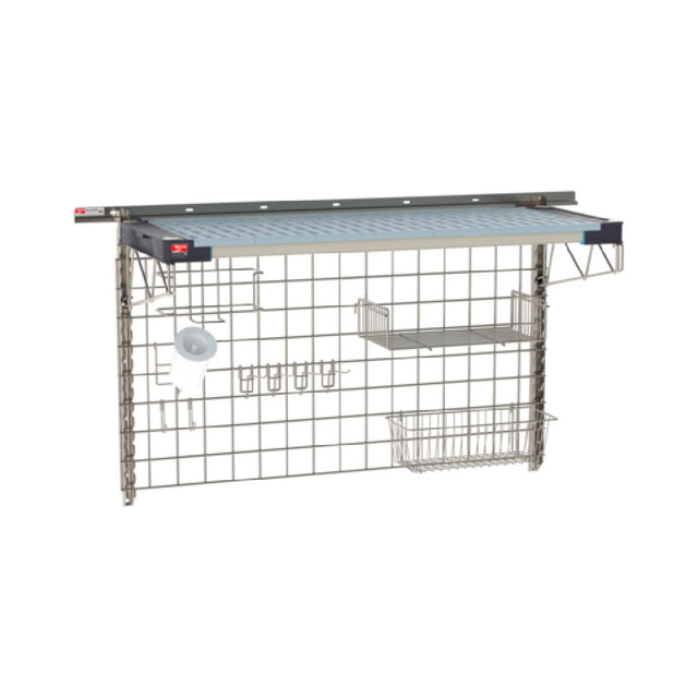 Metro SW-1848S4-30-PREP - SmartWall Life Complete Kit For Prep, One-shelf, Type 304 Stainless Steel Components: Wall Track