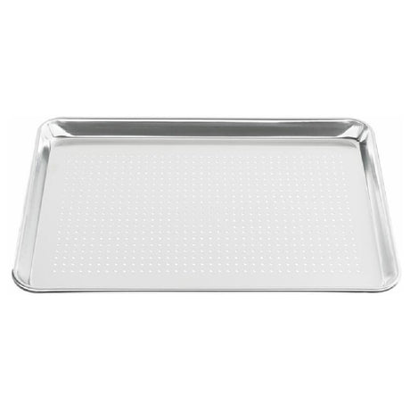 Chef Approved 19GHALFPERF Sheet Pan 13" X 18" 1/2 Half Size Closed Bead Perforated 20 Gauge Aluminum