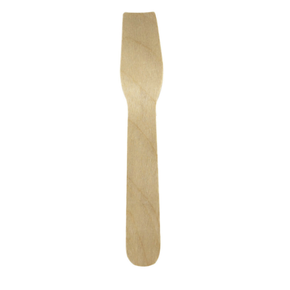 PacknWood 210BICEW - Ice Cream Spoon, 3.75", Compostable