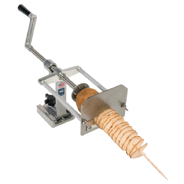 Nemco 55050AN-WCT Spiral Fry™ Chip Twister Fry Kutter (wavy) Manual Mounts Securely On Any Flat Surface For Left Or Right Handed Operation