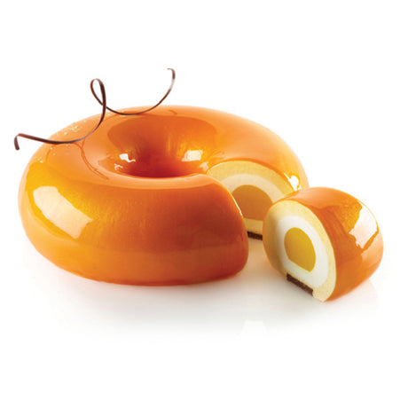 Louis Tellier KIT TRINITY Silikomart Savarin Mold Kit Includes 3 Molds: (1) 7.8" Dia. X 2.2"H