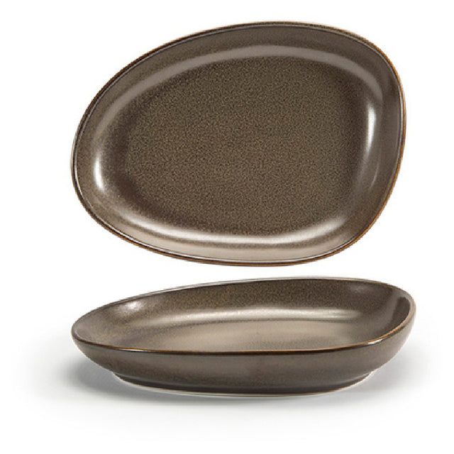 FOH DSP032ESP23 Kiln® Plate 8" X 6" X 1" Oval