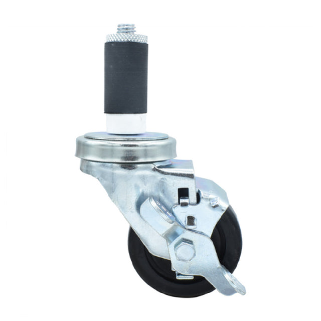 BK Resources 3SBR-2RA-LDP-TLB - Swivel Caster, 1-1/4" Expanding Stem, 3" Polyolefin Wheel