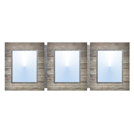 Hubert 46676 - Menu Board, 3-pocket, Wall-mount