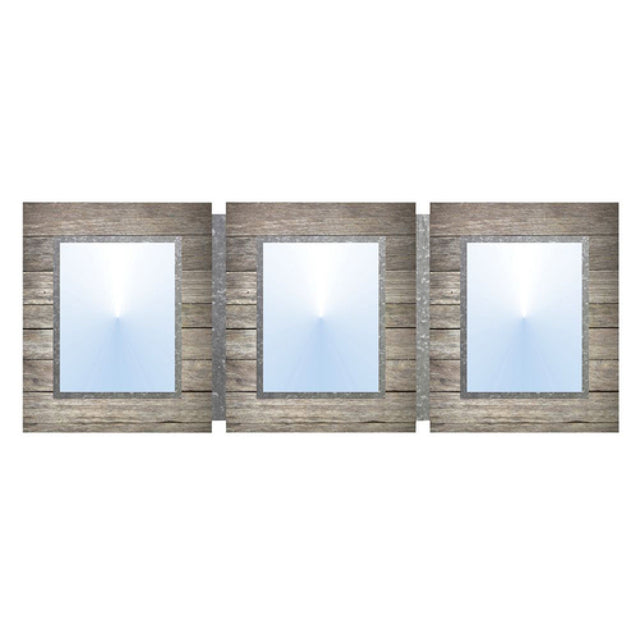 Hubert 46676 - Menu Board, 3-pocket, Wall-mount