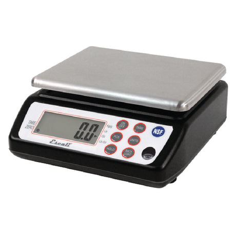 San Jamar SCDG33BK Professional Digital Scale Square 33 Lb. X .1 Oz./15 Kg X 1 G