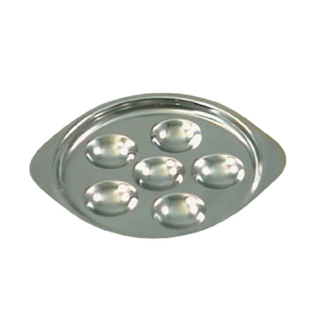 Matfer 062075 Escargot Plate 4-3/4" Dia. 6 Holes