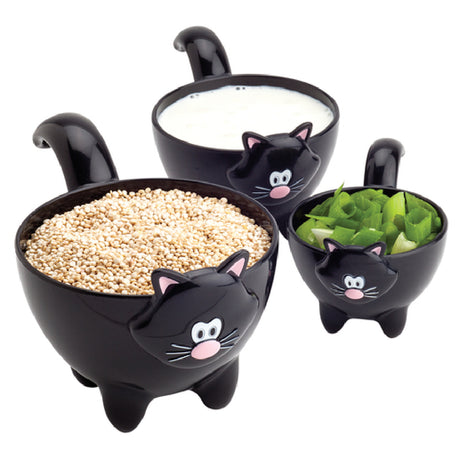 Harold Import Co. 12422 Joie Meow Measuring Cups Includes 1/4 Cup 1/2 Cup