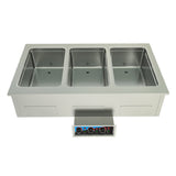 BK Resources E-HP-3 - Hot Food Well Unit, 3-Compartment, Drop-In