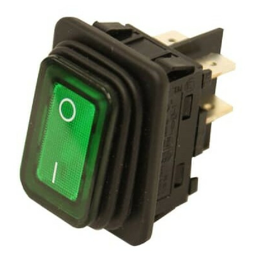 Meister Cook DMW-20109 4 Terminal On/off Switch Dpdt Green Lighted