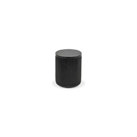 FOH RJR033BKR12 Storage Jar Round Onyx Resin