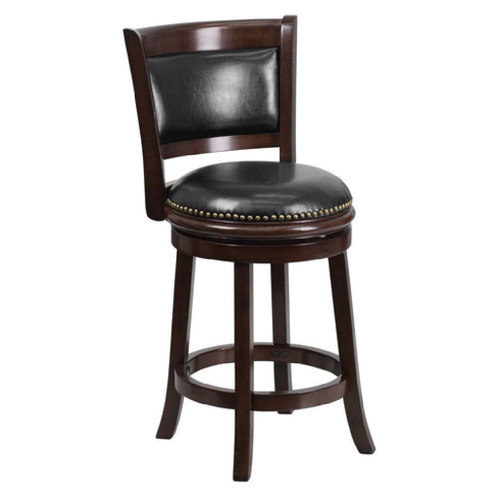 Flash Furniture TA-61024-CA-CTR-GG Swivel Bar Stool 24"H Seat Counter Height