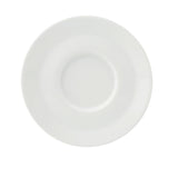 Yanco CA-002 Cambria Saucer 6" Dia. X 3/4"H Porcelain With Aluminum