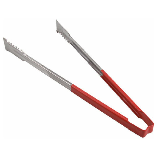 Vollrath/Idea-Medalie 4791640 Tong Red/ss 16in Flat Grip
