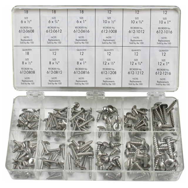 Private Label MVR851357 Kit Sheet Metal Screw Short