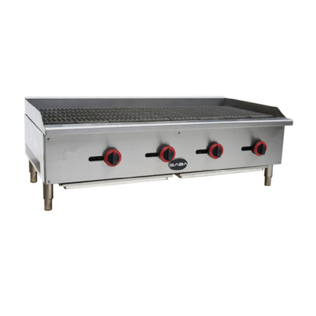 SABA CB-48 Radiant Charbroiler Countertop Gas